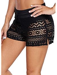 ROSKIKI Bañador de encaje para dama, con abertura en la cintura, con abertura lateral, para natación