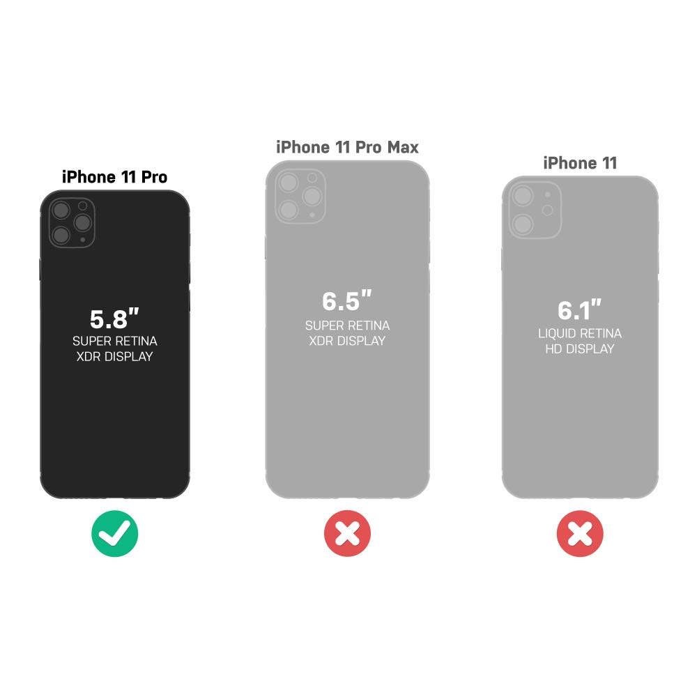 OtterBox iPhone 11 Pro Commuter Series Case - Black, Slim & Tough, Pocket-Friendly, with Port Protection