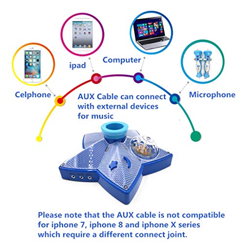 image for OceanEC Kids Karaoke Machine, Kids Karaoke Music Toy Play Set with Mic