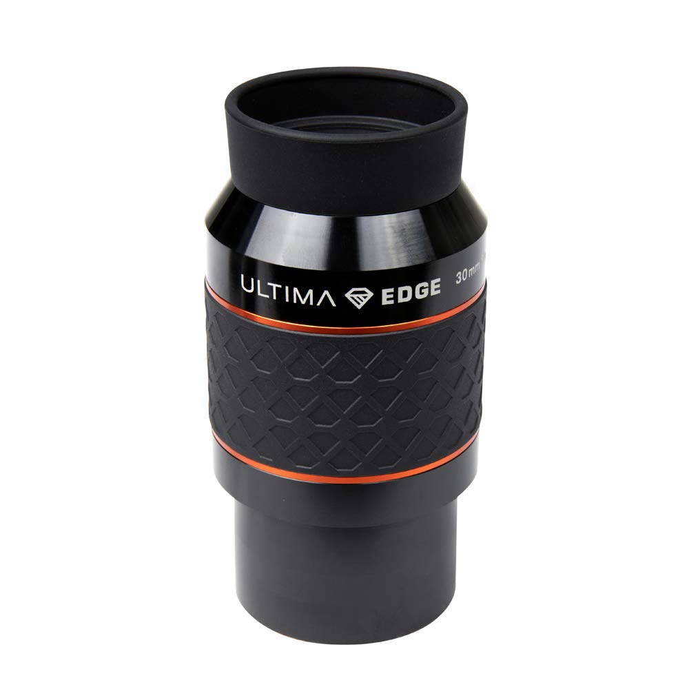 Celestron 93454 Ultima Edge 30mm Parfocal Ultra Flat Field Eyepiece Designed for 2" Focusers - Incredibly Crisp Views, Fully Multi-Coated Lens, Moulded Rubber Grip, Black
