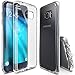 Ringke Fusion Compatible with Galaxy S7 Edge Case Crystal PC Back Drop Protection Cover - Clear