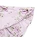 Flofallzique Vintage Purple Flower Girls Dress Princess Dress Costumes Birthday Party Dress for Kids
