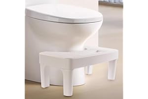HOISSUEM 6.7 Inch Toilet Stool for Bathroom,Non-Slip Potty Stool for Pooping,Toilet Step Stool for Adults/Seniors/Kids