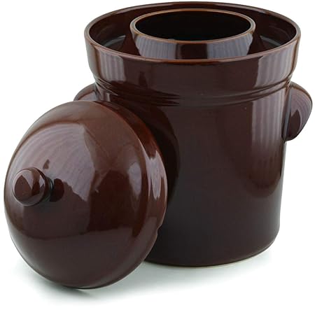 10L - Olla para fermentación (2,6 L), color marrón: Amazon ...