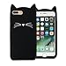 Cat iPhone 7 Plus 8 Plus Case Cute Lovely Kitten Design Glitter Silicone Soft Protective Cover for Girls Teens for iPhone 7 8 Plus 5.5 Inch Bling Sparkly 3D Whiskers Ears Funny Kitty for Child Kids