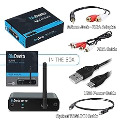 BluDento BLT-HD Bluetooth Receiver, True Hi-Fi
