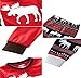 Roludom Christmas deer Pajamas Toddler Sleepwear Clothes T Shirt Pants Set for Kids (6T)