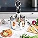 Sous Vide Cooker Accurate Immersion Cooker Control Temperature and Timer, 1000 Watts Immersion Circulator Cooker for Tender Steak, Ultra-Quiet, Stainless Steel by AICOK