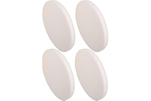 SEWACC 4pcs 34cm Round High-Density Foam Cushion Filler, 2cm Thick Seat Cushion Replacement for Office