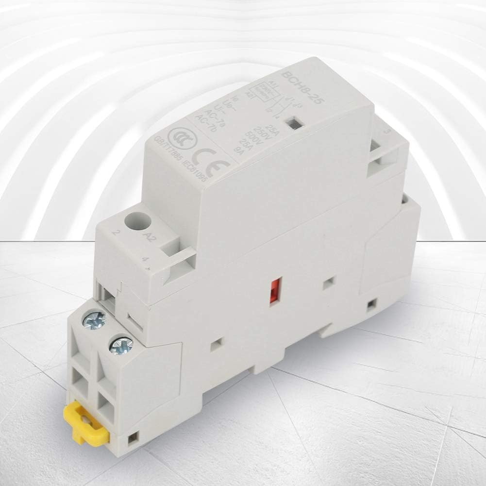 AC Contactor 2P 25A 220V/230V 1NO 1NC 50/60HZ Din Rail Household AC Contactor - Image 4