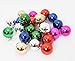 Honeyhome Multicolor Christmas Ball Decorations (40mm/1.57in), Tree Shatterproof Colorful Balls Ornaments, Festive Hanging Decor Pack of 24pcs (A)
