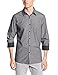 Kenneth Cole New York Men's Dobby Stripe One Pocket Shirt