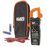 Klein Tools CL600 Electrical Tester, Digital Clamp Meter has Autorange True RMS, Measures AC Current, AC/DC Voltage, Resistance, More