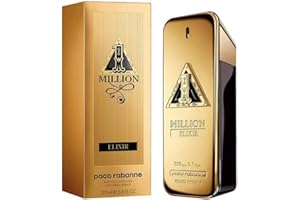 paco rabanne 1 Million Elixir Intense Parfum Spray for Men, 6.8 oz | Long-Lasting Cologne with Rose Damascena, Osmanthus, Tonka Bean & Van