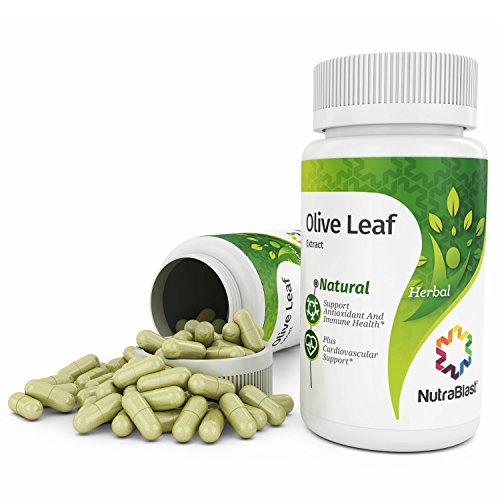 UPC 644766065684, NutraBlast Olive Leaf 750Mg Extract - Non-GMO - Antioxidant, Supports Bone, Joint, and Cardiovascular Health - Made in USA (60 Capsules)