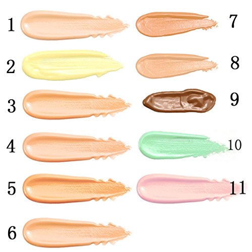 Concealer BB Cream Cover Acne Black Eye Professional Hose Makeup Liquid Face Foundation Moisturizing Waterproof (A)