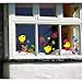 Easter Window Clings Gel Charms Stickers Decorations with Easter Eggs and Chicks