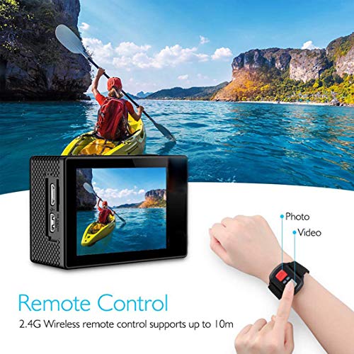 star sound source 4K WiFi Action Kamera Ultra HD16MP 30m Unterwasser-Wasserdichte Sport-Cam 173° Weitwinkel Unterwasser… – Bild 6