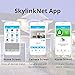 SKYLINK SK-150 Basic Starter Kit Connected Wireless Alarm Security Home Automation System, iOS iPhone Android Smartphone, Echo Alexa and IFTTT Compatible with No Monthly Fees, White