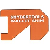 Wallet Shim - Credit Card Size Tool | Cool Gadgets for Men and Women: PVC Wallet Card - Orange