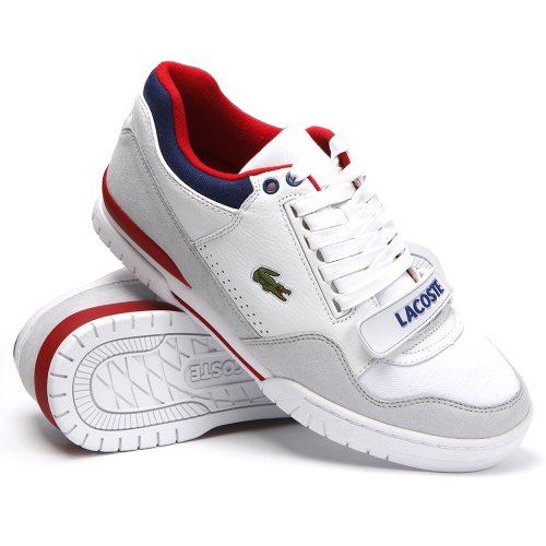 lacoste blanche scratch