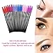 Yuelong 300 Pack Colored Disposable Nail Tips Acrylic Nail Tools Extensions Applicator Makeup Nail Tips Kits