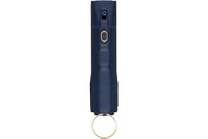 Sabre 2-in-1 Pepper Spray with 130dB Personal Alarm, Alert and Defend with One Press, Fast Flip Top Safety with Finger Grip and Tuck-Away Keyring, Maximum Strength, UV Marking Dye