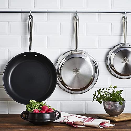 AllClad D3 3Ply Stainless Steel Nonstick Fry Pan 10 Inch Induction