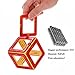 Quadpro Magnetic Building-Blocks 48 Pieces+2 Pieces car wheels, A total of 50 PCS,DIY magnets Tiles building blocks Educational toys Kit for Kids