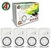 Repel-It Ultrasonic Pest Repeller Plug In, Dual-Technology Pest Control (5,000 sq ft) For Mice, Rats, Cockroaches, Spiders, Ants & Insects. (4 Pack - Full House Coverage)