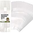 Bazaar LM-ents Mushroom Grow Bags - 0.08mm Thick Mushroom Spawn Bags - Autoclave Bags, with Breathable 0.2 Micron Filter - Grow Mushrooms Supplies, Mushroom Bags Kit (25 Pack)