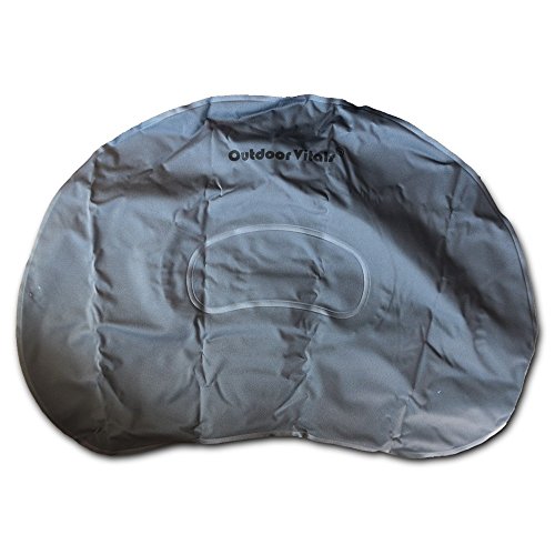 Outdoor Vitals Ultralight Stretch Pillow for Camping (Charcoal, Regular