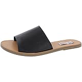 Steve Madden Women's Grace Flat Sandal, Black