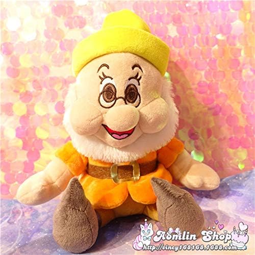 No1 Best Store Princess Snow White and The Seven Dwarfs Plush Dolls 25cm 10'' Happy Sleepy Toys Gifts