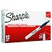 Sharpie 32701 Retractable Permanent Markers, Fine Point, Black, 12 Count primary