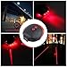 Ultra Bright Bicycle Tail Light Laser Light Waterproof Safety Warning Rear Light Red LED Back Light Flashlight Lamp for Mountain Bike 2 Laser 5 LED 7 Modes