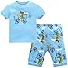 Hugbug Toddler Boys Crocodile Pajama Set 2-7T