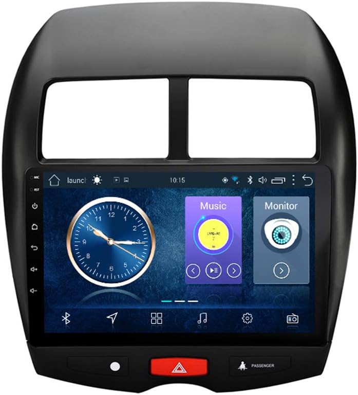 Foof Car DVD Player GPS Navigation Stereo in Dash Radio for Mitsubishi ASX 2013-2017 Screen 16/32GB ROM Bluetooth Radio Stereo GPS Navigation DVD Player (Quad CORE)