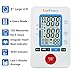 LotFancy Automatic Blood Pressure Machine - Digital BP Monitor with Upper Arm Cuff, Irregular Heartbeat Detector,Accurate Portable Device for Home Use, 4 User Mode, FDA Approved (M Cuff 8.5-14 Inches)