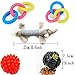 DIY House 12 Pack Dog Puppy Chew Toys Set Rope Toys for Dog Tug Dog Toy Pack with Ball for Small to Medium Dogs, Durable Clearance Dog Toys Teething