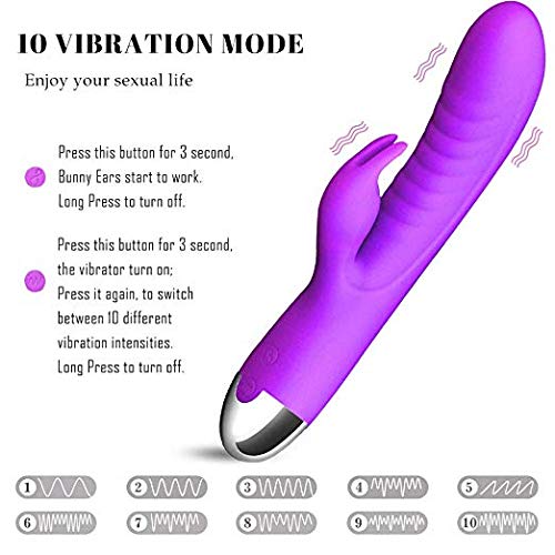 Vibratore-di-SiliconeVibratori-Sessuali-per-Donna-Coppia-con-10-Modalita-di-VibrazioneDoppio-Motore-Massaggiatore-Impermeabile-Ricaricabile-per-ClitoridePunto-gAnaleVaginale-Rosa