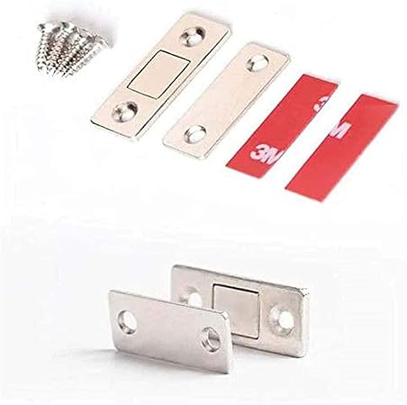 10 juegos de cierrapuertas magnético sin perforaciones, tapón de puerta