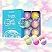 Bath Bombs Christmas Gift Set Kit 6 x 4 Oz Best Ultra Fizz Essential Oil Handmade Spa Bomb Fizzies Perfect for Bubble & Spa Bath Organic & Natural Ingredients Tub Tea Bath Basket