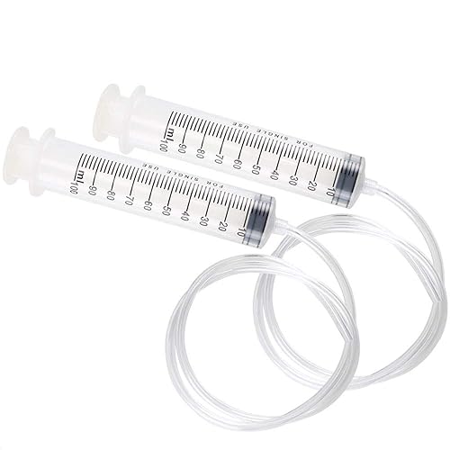 Doutop Syringe with Plastic Tubing 100ml Large Syringes 80cm 120cm Long