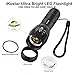 Flashlights T6 LED Handheld Torches Flashlights Brightness with Adjustable Focus and 5 Light Modes, Outdoor Water Resistant for Comping Hiking etc (Black, T6-2)…