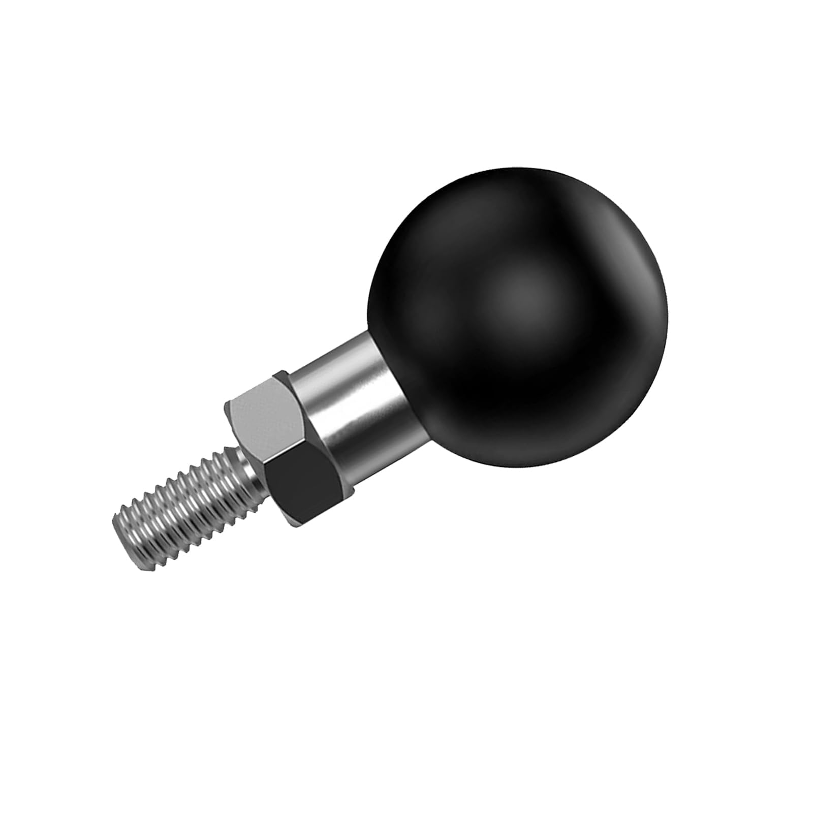 Photo 1 of Mohists 1'' Ball Adapter with M6 x 1.0mm Threaded Post Ball Mount Compatible with RAM Mounts B Size 1 Inch Portable Screw Ball Head for Bike,Motorcycle,ATV,Rearview Mirror, Black