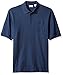 Haggar Men's Big and Tall Short Sleeve Minibox Knit Polo, Midnight Navy, 4X