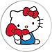 Hello Kitty Classic Bow PopSockets Stand for Smartphones and Tablets PopSockets Adhesive PopGrip