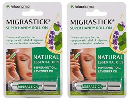 ARKOPHARMA, MigraSoothe Roll-On (3ml) x 2 Pack