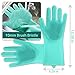 Desire Deluxe Magic Silicone Gloves Dishwashing Glove Scrubber for Washing Dish, Kitchen, Bathroom